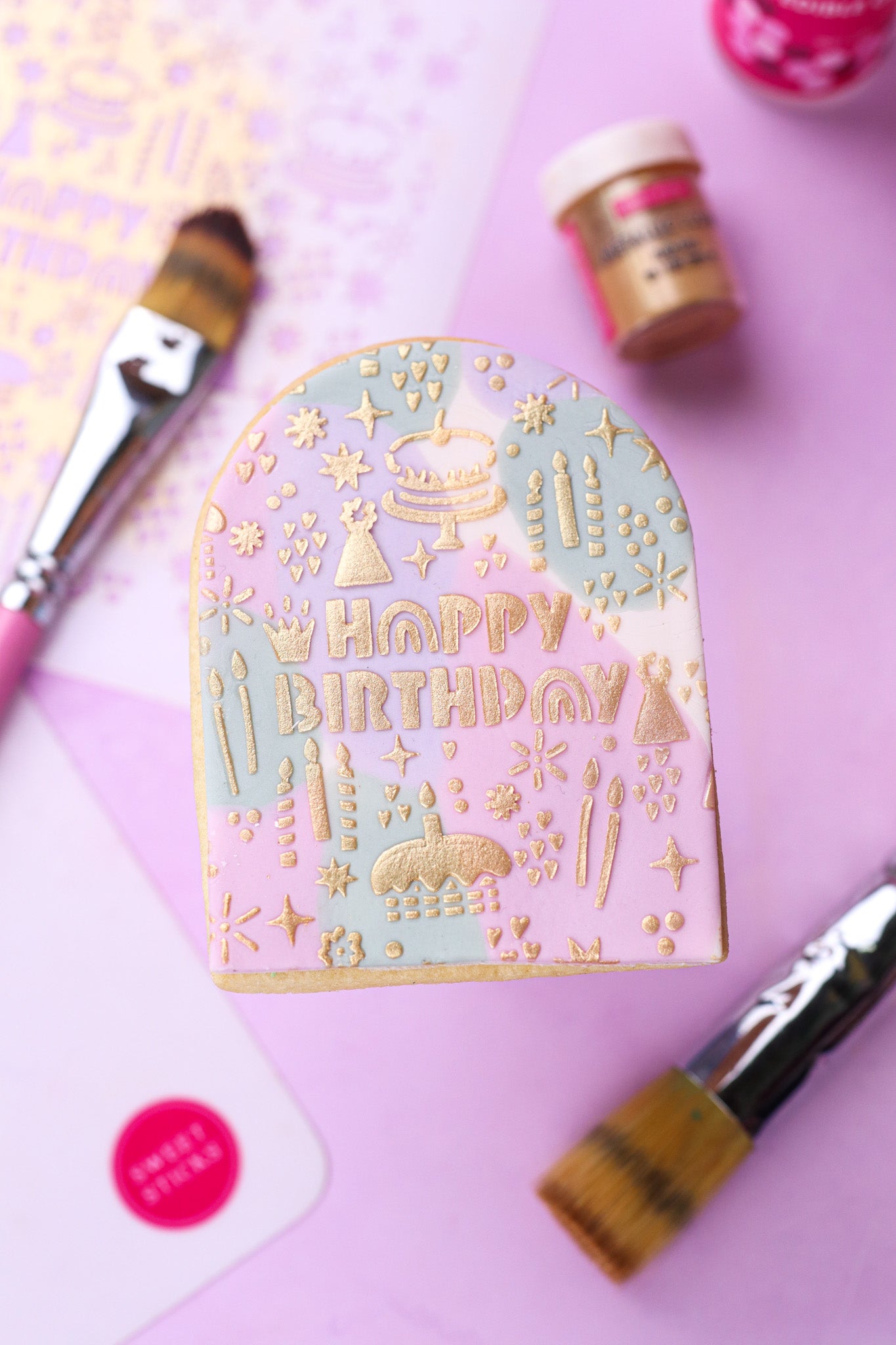 Birthday Party Sweet Stencil