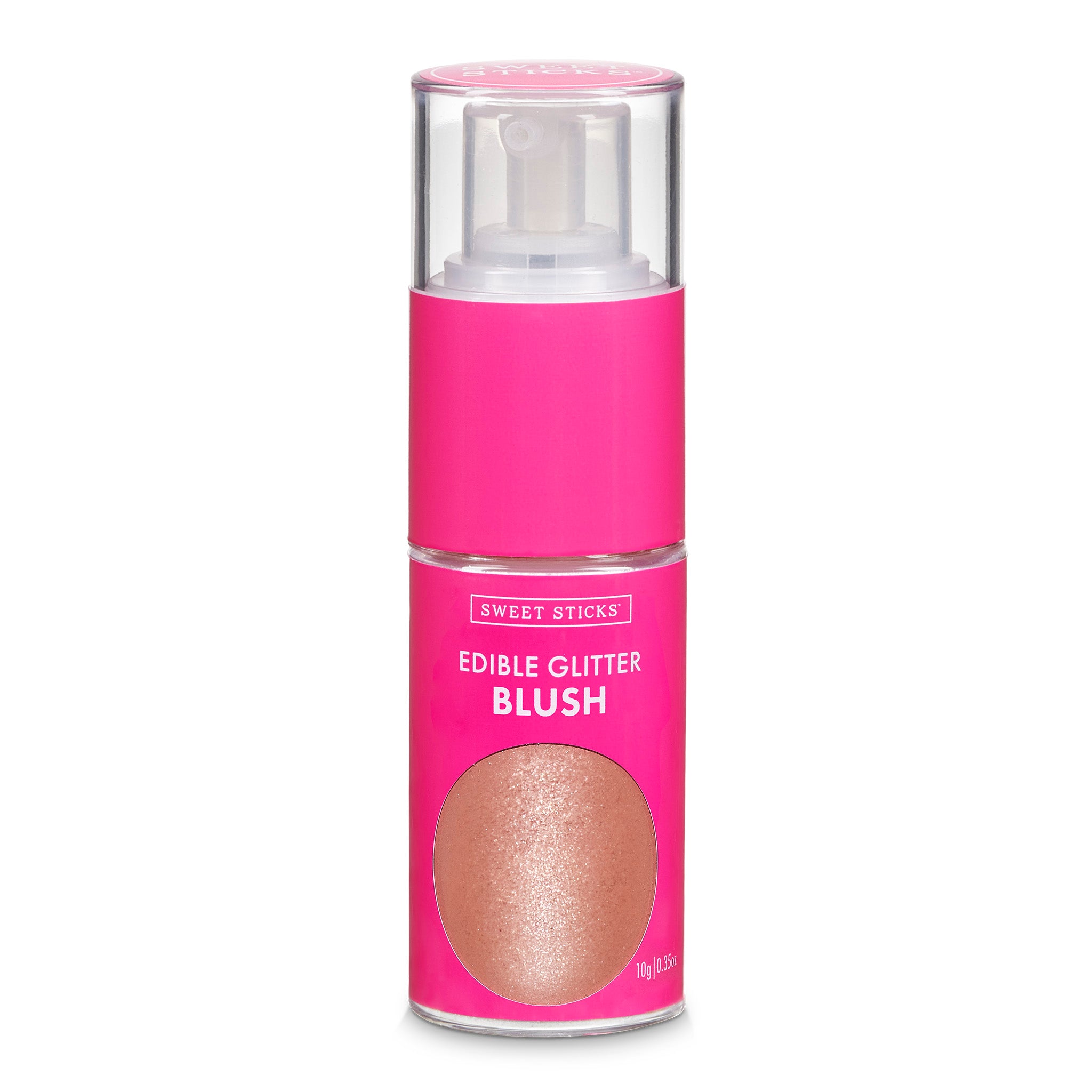 Blush Glitter Pump