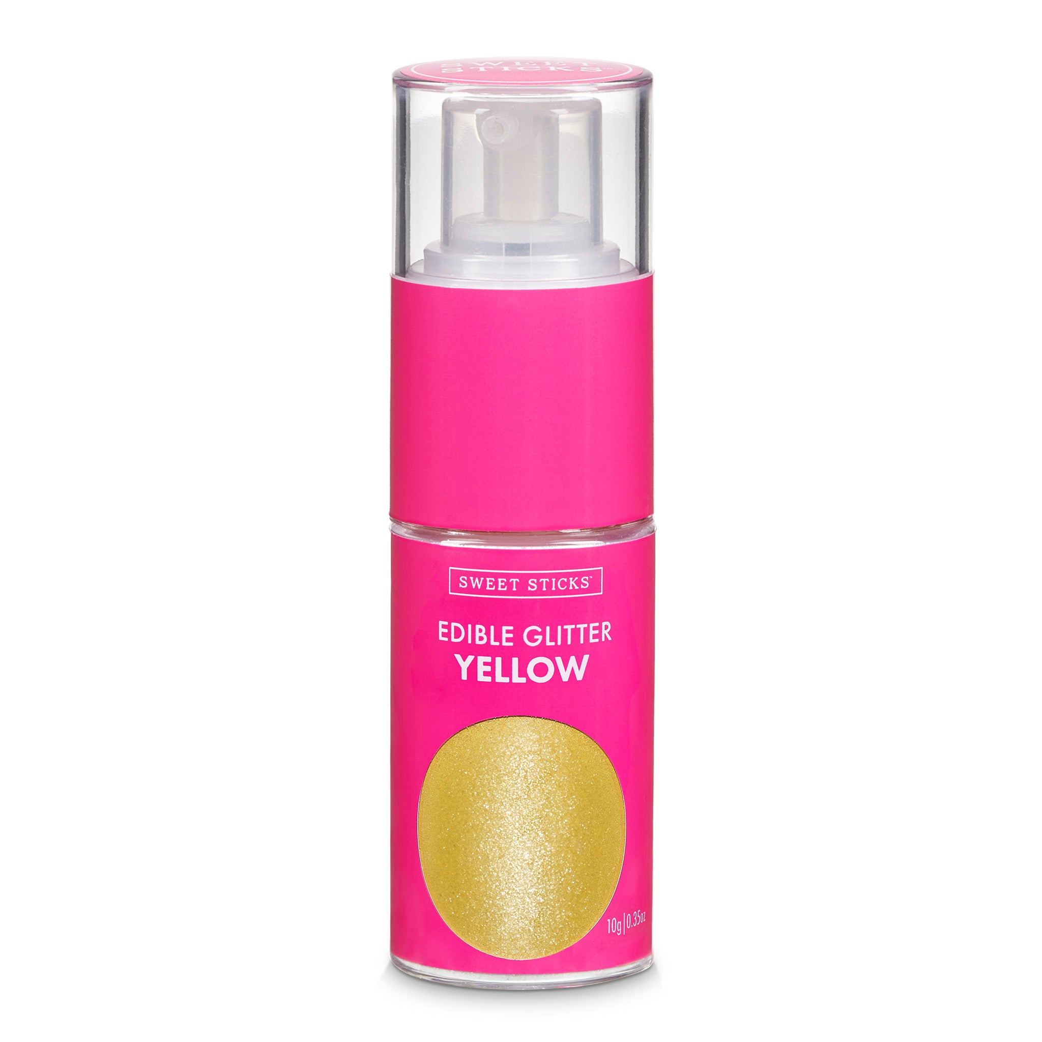 Yellow Glitter Pump
