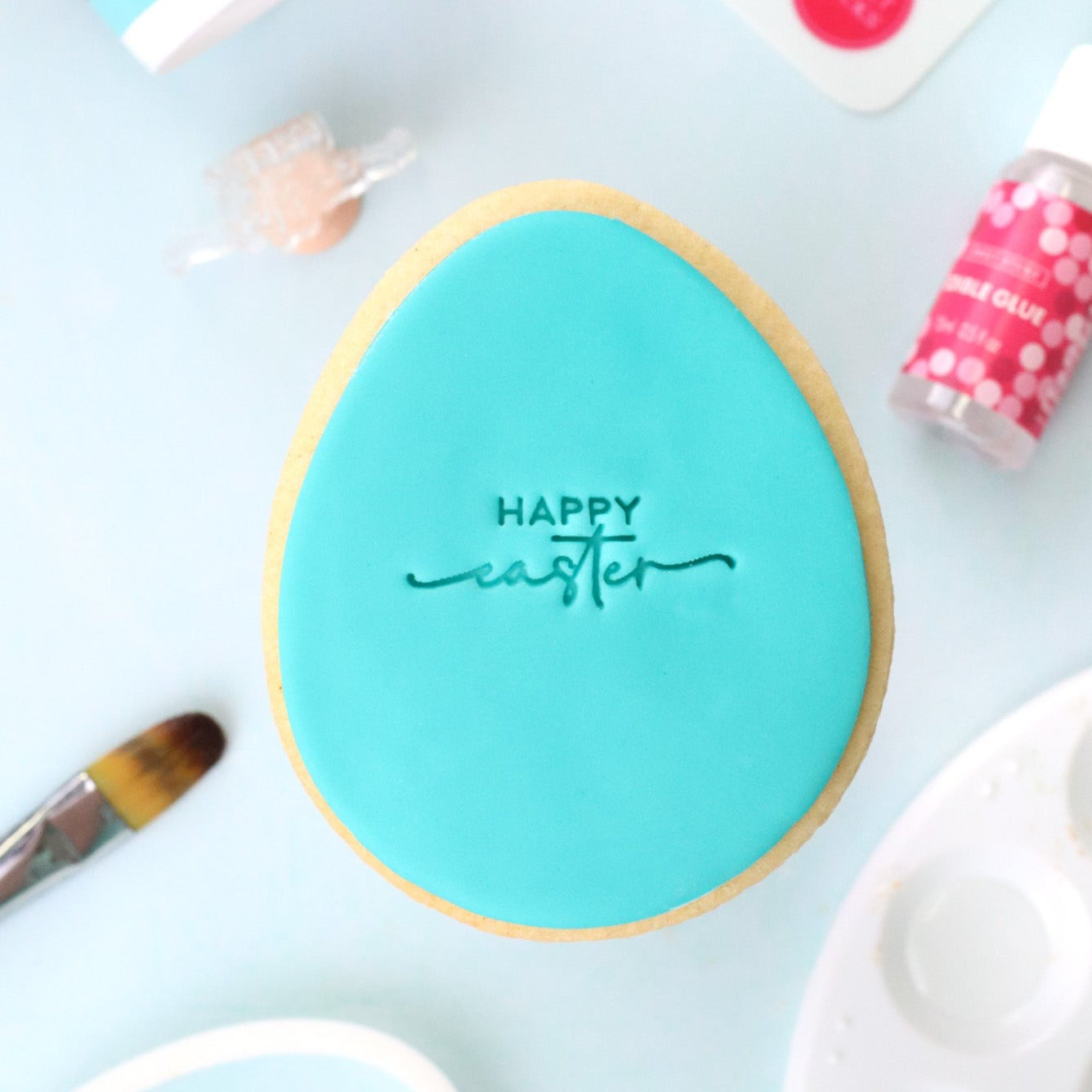 Happy Easter Tiny Text Stamp