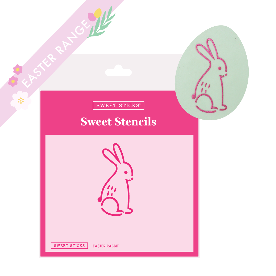 Easter Rabbit Sweet Stencil