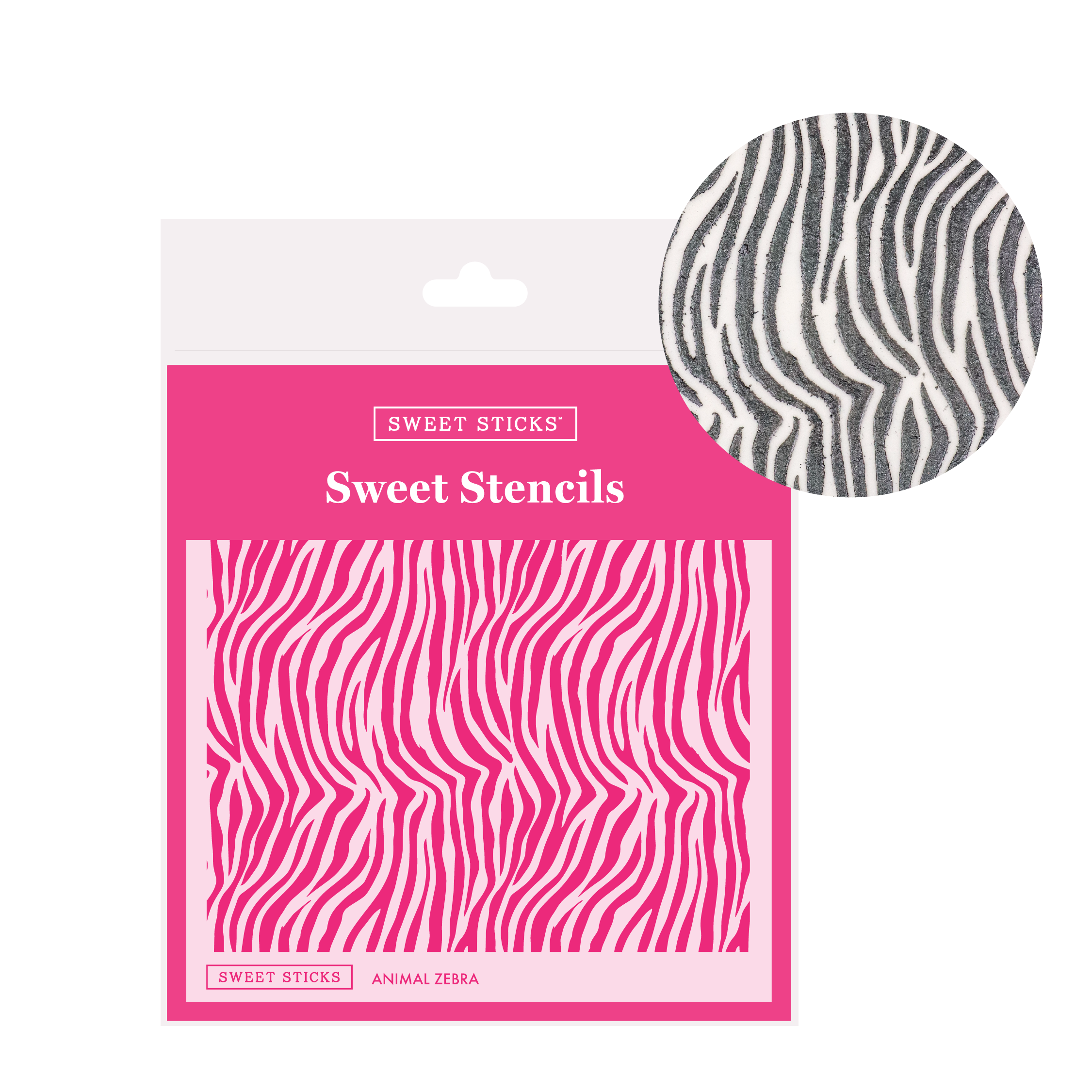 Animal Zebra Sweet Stencil